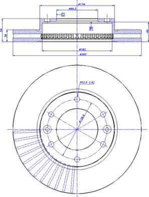 CAR 142.1544 - Тормозной диск autospares.lv