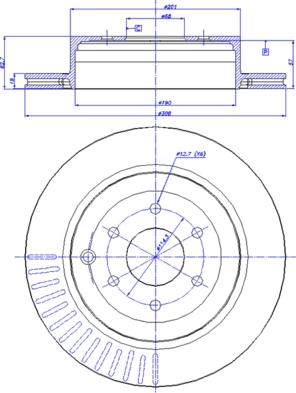 CAR 142.1546 - Тормозной диск autospares.lv