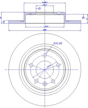 CAR 142.1556 - Тормозной диск autospares.lv