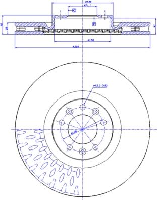 CAR 142.1553 - Тормозной диск autospares.lv