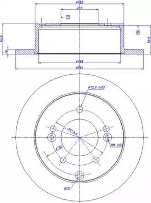 CAR 142.1569 - Тормозной диск autospares.lv