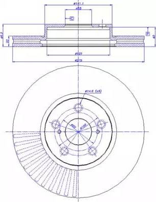 CAR 142.1564 - Тормозной диск autospares.lv