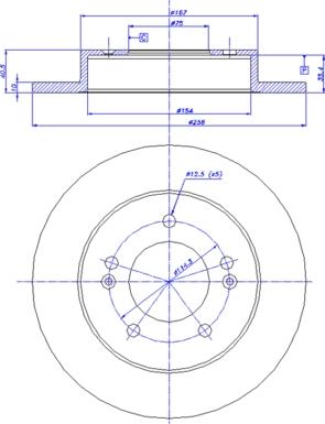 CAR 142.1560 - Тормозной диск autospares.lv