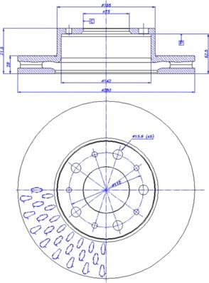 CAR 142.1504 - Тормозной диск autospares.lv