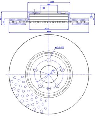 CAR 142.1507 - Тормозной диск autospares.lv