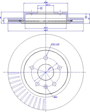 CAR 142.1514 - Тормозной диск autospares.lv