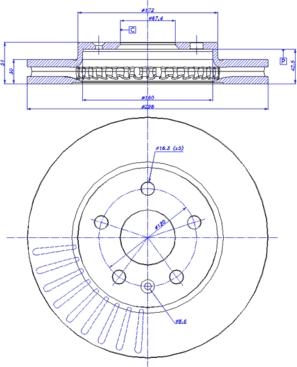 CAR 142.1510 - Тормозной диск autospares.lv