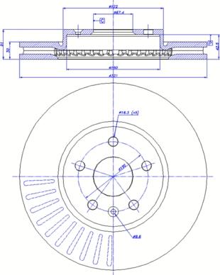 CAR 142.1511 - Тормозной диск autospares.lv