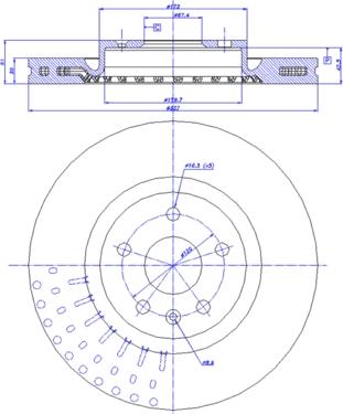 CAR 142.1512 - Тормозной диск autospares.lv