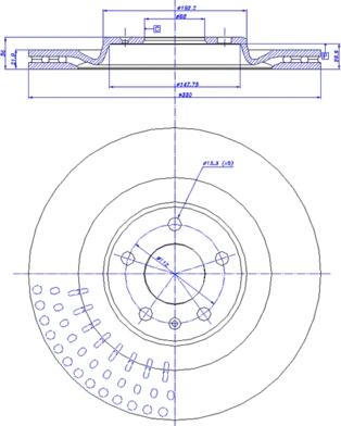 CAR 142.1584 - Тормозной диск autospares.lv