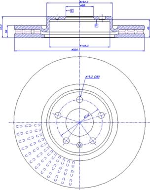 CAR 142.1581 - Тормозной диск autospares.lv