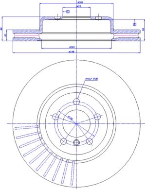 CAR 142.1587 - Тормозной диск autospares.lv