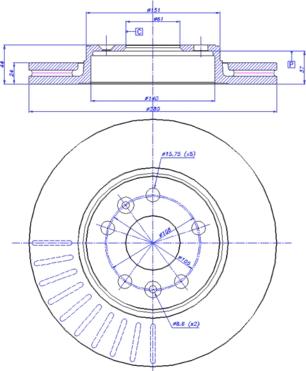 CAR 142.1531 - Тормозной диск autospares.lv