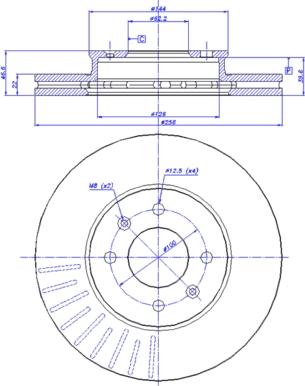 CAR 142.1520 - Тормозной диск autospares.lv