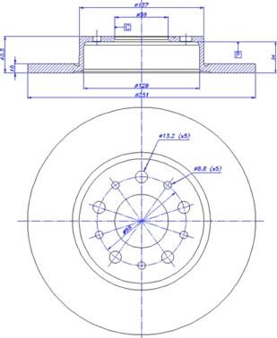 CAR 142.1577 - Тормозной диск autospares.lv