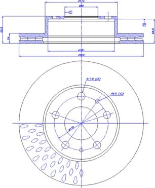 Magneti Marelli 353611526240 - Тормозной диск autospares.lv