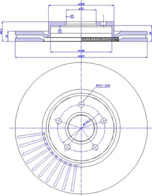 CAR 142.1640 - Тормозной диск autospares.lv