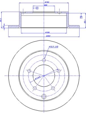 CAR 142.1648 - Тормозной диск autospares.lv