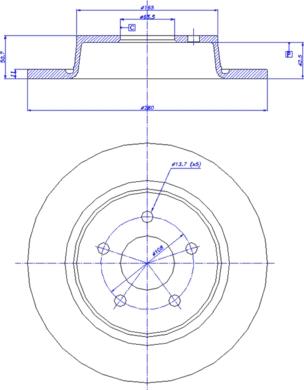 CAR 142.1652 - Тормозной диск autospares.lv