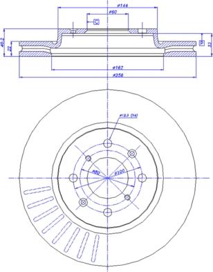 CAR 142.1604 - Тормозной диск autospares.lv