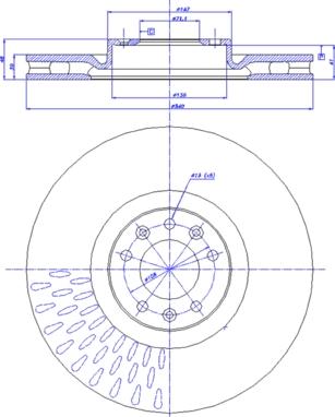 CAR 142.1600 - Тормозной диск autospares.lv