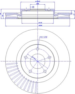 CAR 142.1602 - Тормозной диск autospares.lv