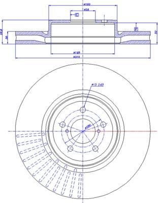 CAR 142.1617 - Тормозной диск autospares.lv