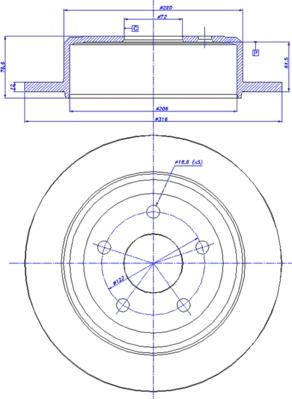 CAR 142.1630 - Тормозной диск autospares.lv