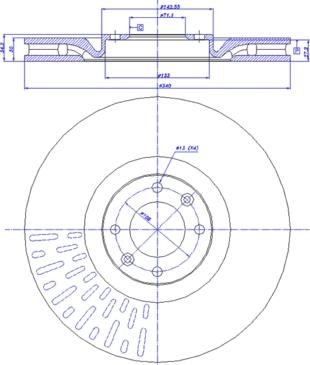 CAR 142.1671 - Тормозной диск autospares.lv