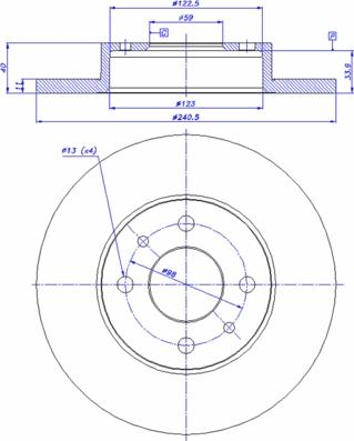 CAR 142.167 - Тормозной диск autospares.lv