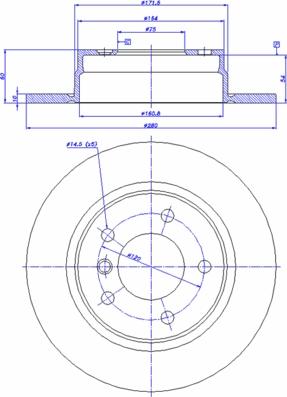 CAR 142.109 - Тормозной диск autospares.lv