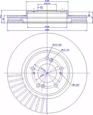 CAR 142.1045 - Тормозной диск autospares.lv