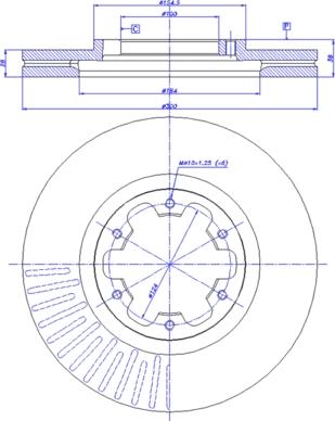 CAR 142.1046 - Тормозной диск autospares.lv