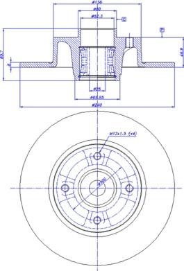 CAR 142.1059 - Тормозной диск autospares.lv