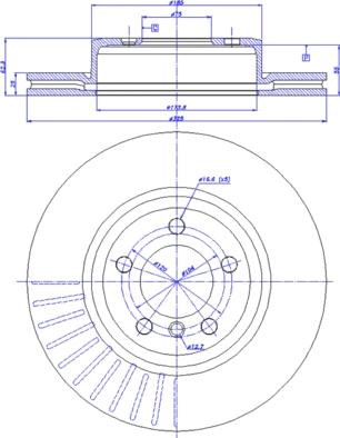 CAR 142.1055 - Тормозной диск autospares.lv