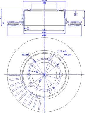 CAR 142.1051 - Тормозной диск autospares.lv