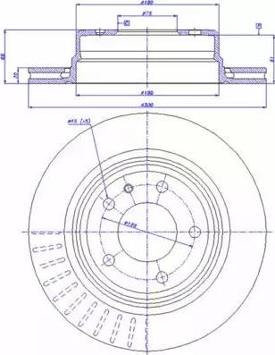 CAR 142.105 - Тормозной диск autospares.lv