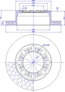 CAR 142.1007 - Тормозной диск autospares.lv