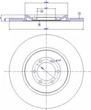 Eurobrake 5815201004 - Тормозной диск autospares.lv