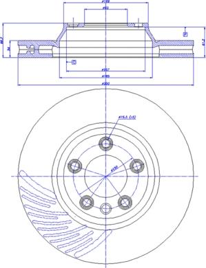 CAR 142.1017 - Тормозной диск autospares.lv