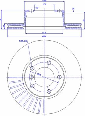 CAR 142.101 - Тормозной диск autospares.lv