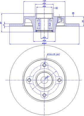 CAR 142.1084 - Тормозной диск autospares.lv