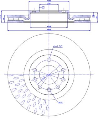 CAR 142.1085 - Тормозной диск autospares.lv