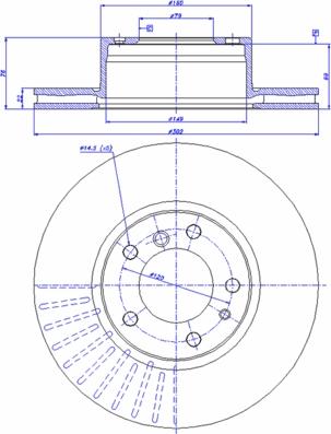 CAR 142.108 - Тормозной диск autospares.lv