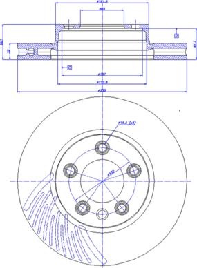 CAR 142.1035 - Тормозной диск autospares.lv