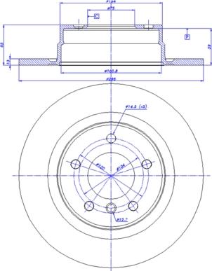 CAR 142.1074 - Тормозной диск autospares.lv