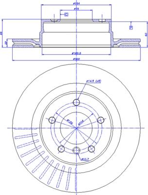 CAR 142.1073 - Тормозной диск autospares.lv