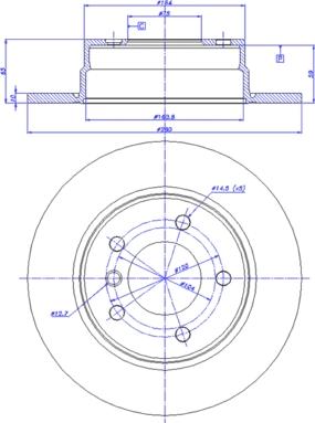 CAR 142.1072 - Тормозной диск autospares.lv