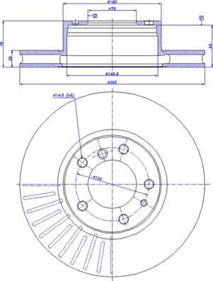 CAR 142.107 - Тормозной диск autospares.lv