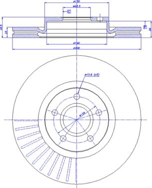 CAR 142.1144 - Тормозной диск autospares.lv